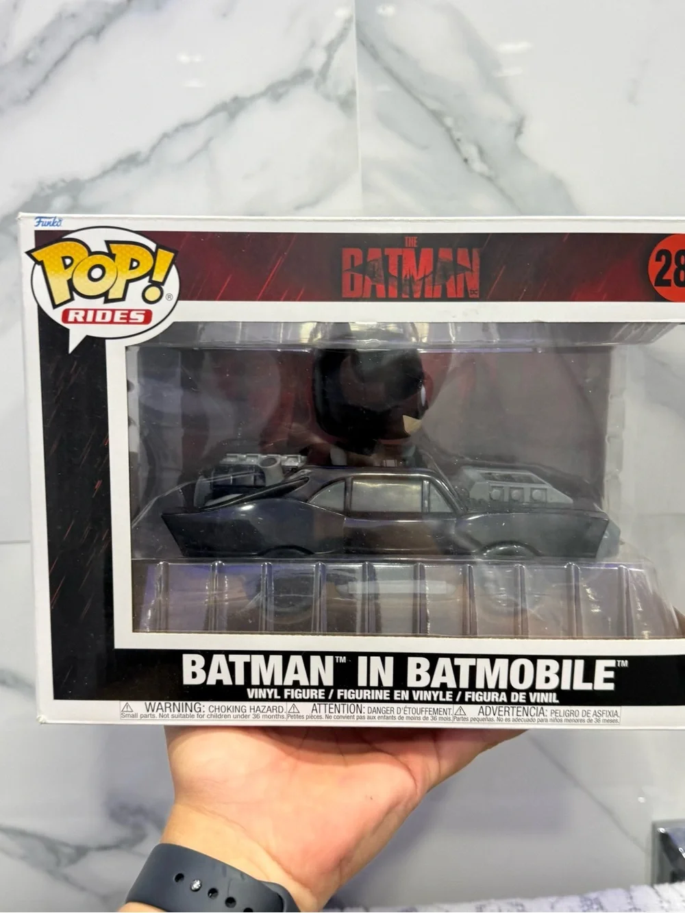 Funko Pop! Rides Batman in Batmobile - Black